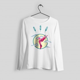 Brown bear printed sweater